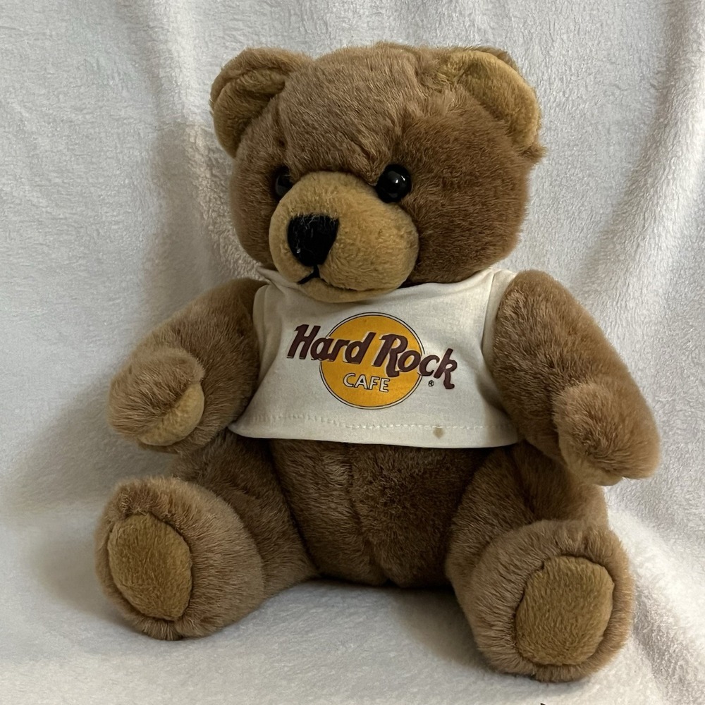 Hard Rock Cafe TOKYO Japan Herrington 8" Bear Plush Stuffed Vintage